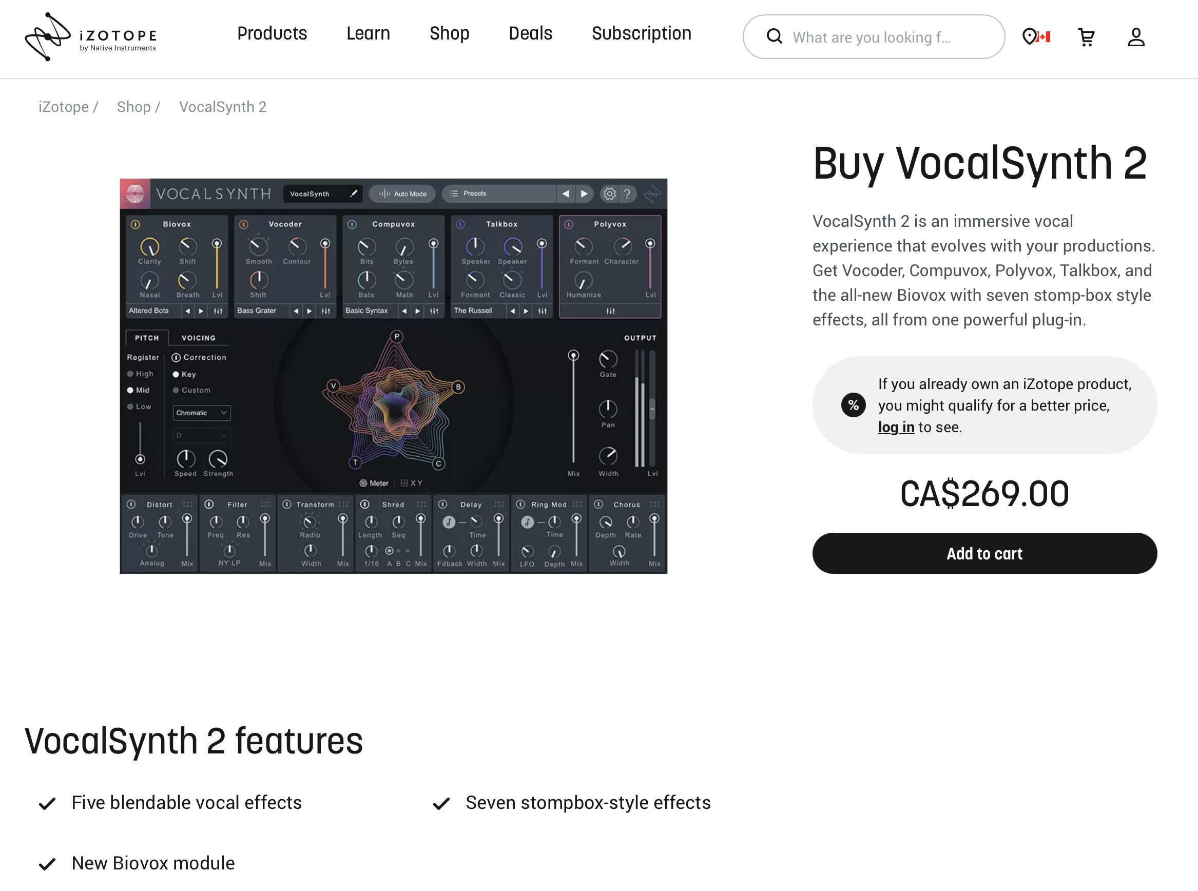 iZotope VocalSynth 2